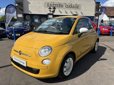 Used Fiat 500 Lounge 69 HP (50 kW) 2013 White Hatchback
