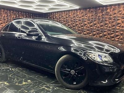 Begagnad Mercedes C220 Premium Plus 194 HK (142 kW) 2019 Svart Sedan