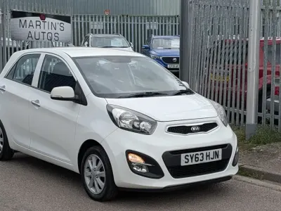 Second-hand Kia Picanto 85 CP (62 kW) 2013 Alb Hatchback