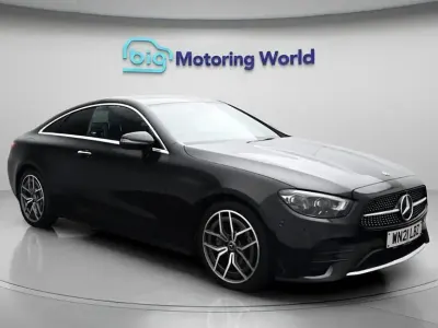 Used Mercedes E220 AMG line 194 HP (142 kW) 2021 Black Coupe