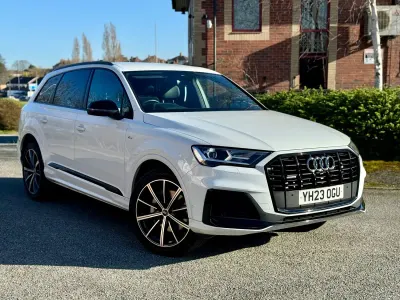 Used Audi Q7 Black Edition 2023 White SUV
