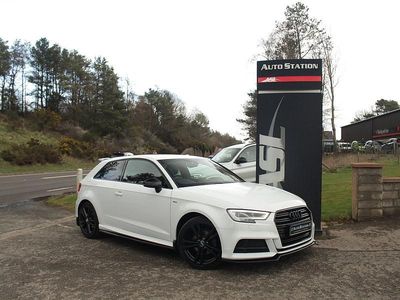 Used Audi A3 S-Line 150 HP (110 kW) 2017 White Hatchback