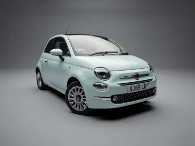 Used Fiat 500 Lounge 69 HP (50 kW) 2015 Green Hatchback