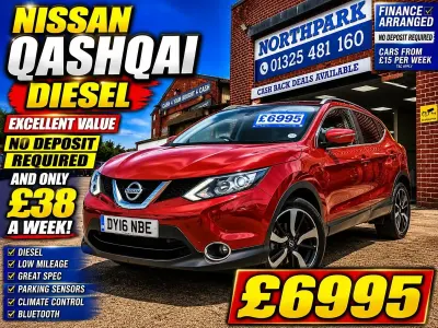 Used Nissan Qashqai Tekna 130 HP (95 kW) 2016 Red SUV