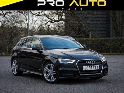 Used Audi A3 Sportback S-Line 150 HP (110 kW) 2020 Black Hatchback