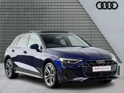 Used Audi A3 S-Line 147 HP (108 kW) 2026 Blue Hatchback