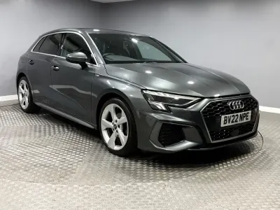 Used Audi A3 Sportback S-Line 110 HP (80 kW) 2022 Grey Hatchback