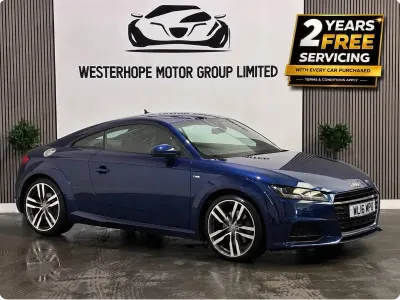 Used Audi TT S-Line 230 HP (169 kW) 2016 Blue Coupe