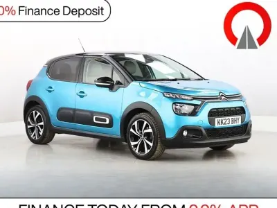 Begagnad Citroën C3 PureTech 110 HK (80 kW) 2023 Blå Halvkombi