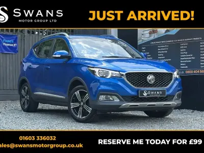 Used MG ZS Exclusive 106 HP (77 kW) 2018 Blue SUV
