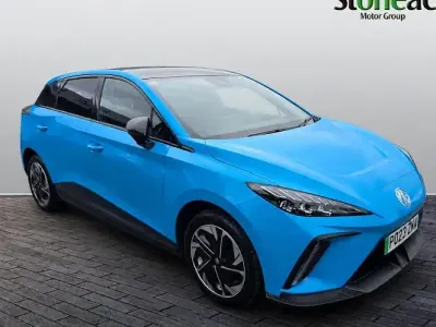 Used MG MG4 EV Trophy 150 kW (204 HP) 2023 Blue Hatchback