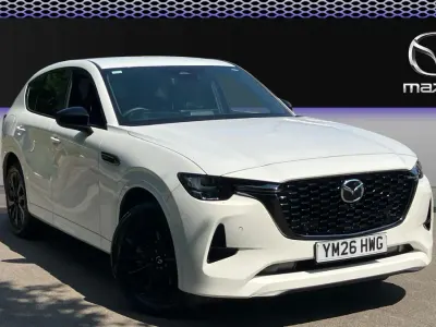 New Mazda CX-60 Homura-Line 327 HP (240 kW) 2026 Premium metallic  rhodium white SUV