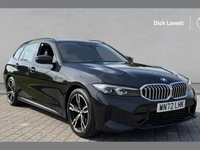Used BMW 320 M Sport 181 HP (133 kW) 2022 Black Estate