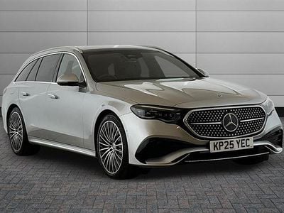 Used Mercedes E220 AMG Line Premium Plus 197 HP (144 kW) 2025 High tech silver Estate