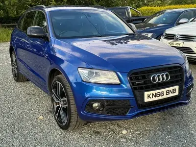 Used Audi Q5 S-line plus 190 HP (139 kW) 2016 Blue SUV