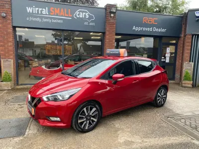 Used Nissan Micra Acenta Limited Edition 71 HP (52 kW) 2018 Red Hatchback