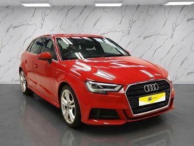 Used Audi A3 Sportback S-Line 150 HP (110 kW) 2018 Red Hatchback