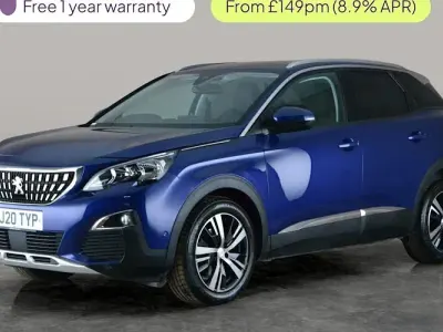 Used Peugeot 3008 Allure 131 HP (96 kW) 2020 Blue Estate