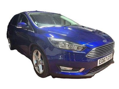Used Ford Focus Titanium 150 HP (110 kW) 2017 Blue Hatchback