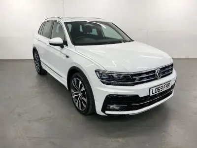 Used VW Tiguan R-line 150 HP (110 kW) 2020 White SUV