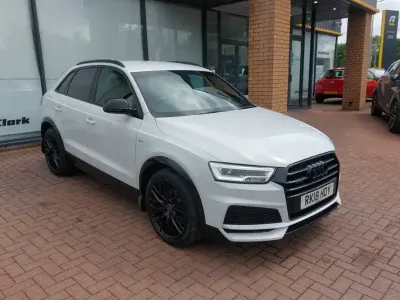 Used Audi Q3 Black Edition 184 HP (135 kW) 2018 White SUV