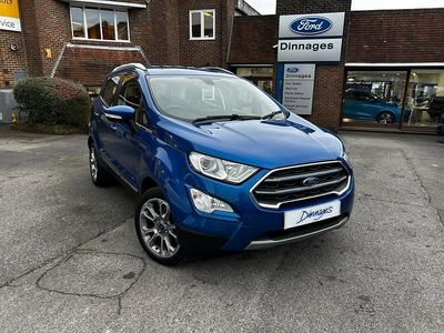 Blue Used 2019 Ford Ecosport Titanium SUV | £12,500 (Fair price)