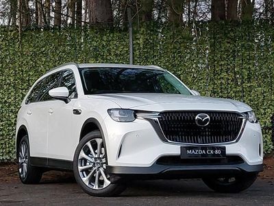 New Mazda CX-80 Exclusive-Line 2025 White SUV