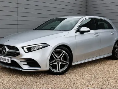 Used Mercedes A200 AMG line 2018 Silver Hatchback