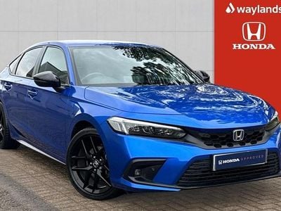 Blue Used 2022 Honda Civic Sport Hatchback | £23,080 (Fair price)