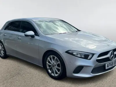 Begagnad Mercedes A180 Premium 116 HK (85 kW) 2018 Silver Halvkombi