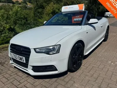 Used Audi A5 Cabriolet S-Line 177 HP (130 kW) 2012 White Cabriolet