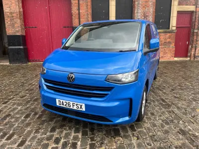 New VW T7 2026 Blue Van