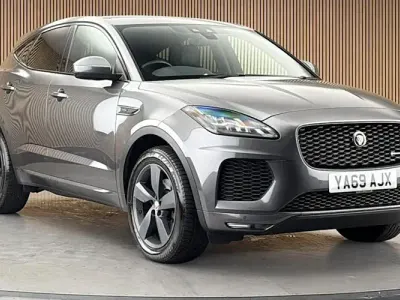 Used Jaguar E-Pace Chequered Flag 180 HP (132 kW) 2019 Exterior paint  corris grey SUV