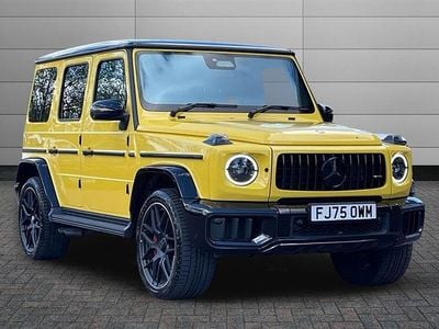 Used Mercedes G63 AMG Edition 585 HP (430 kW) 2025 Sun yellow SUV