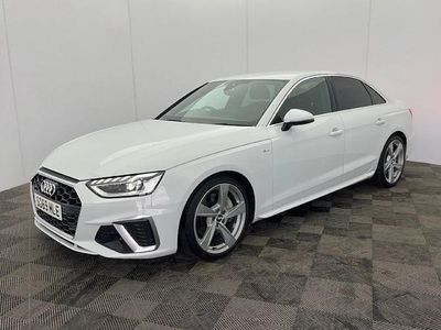 White Used 2019 Audi A4 S-Line Sedan | £18,990 (Fair price)