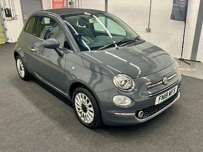 Grey Used 2018 Fiat 500C Lounge Cabriolet | £7,220 (Fair price)