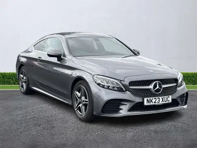 Used Mercedes C200 AMG line 2023 Grey Coupe
