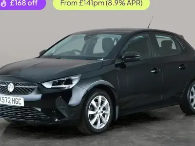 Used Vauxhall Corsa Design Edition 75 HP (55 kW) 2022 Black Hatchback