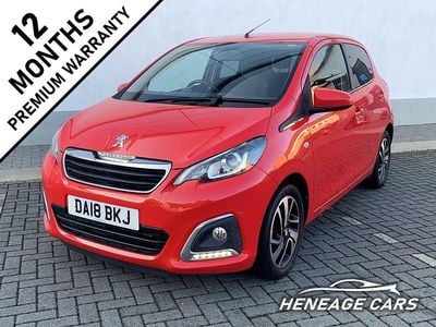 Red Used 2018 Peugeot 108 Allure Hatchback | £5,400 (Fair price)
