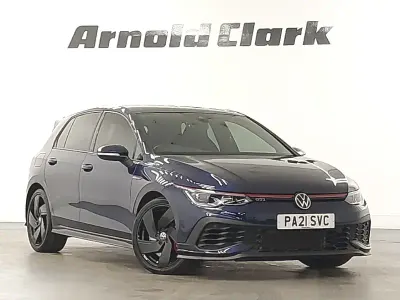 Used VW Golf VII GTI Clubsport 300 HP (220 kW) 2021 Blue Hatchback