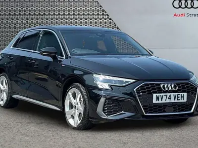 Used Audi A3 Sportback e-tron S-Line 204 HP (150 kW) 2024 Black Hatchback