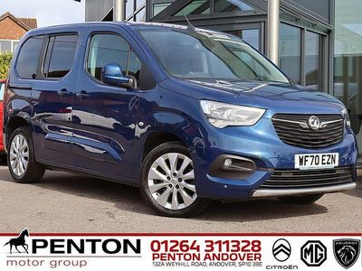 Used Vauxhall Combo Elite 130 HP (95 kW) 2020 Blue MPV