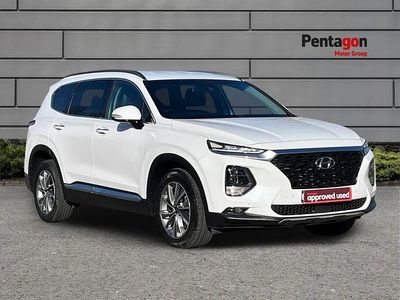 Used Hyundai Santa Fe Premium 196 HP (144 kW) 2018 White SUV