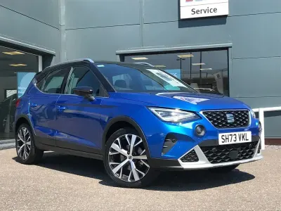 Used Seat Arona Xperience Lux 110 HP (80 kW) 2023 Blue SUV