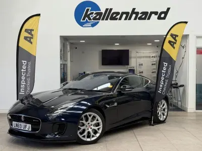 Used Jaguar F-Type R-Dynamic 300 HP (220 kW) 2019 Blue Coupe