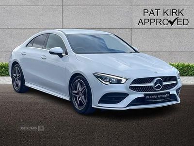 White Used 2022 Mercedes CLA220 AMG Line Premium Sedan | £26,900 (Expensive)
