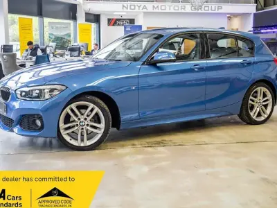 Used BMW 120 M Sport 190 HP (139 kW) 2015 Blue Hatchback