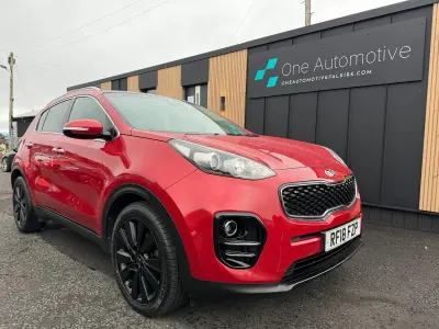 Used Kia Sportage 115 HP (84 kW) 2018 Red SUV
