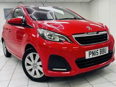 Used Peugeot 108 Active 68 HP (50 kW) 2015 Red Hatchback