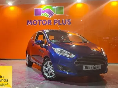 Used Ford Fiesta Zetec 100 HP (73 kW) 2017 Blue Hatchback